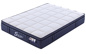 Colchón de espuma viscoelástica de gel con funda de tela lavable tamaño king