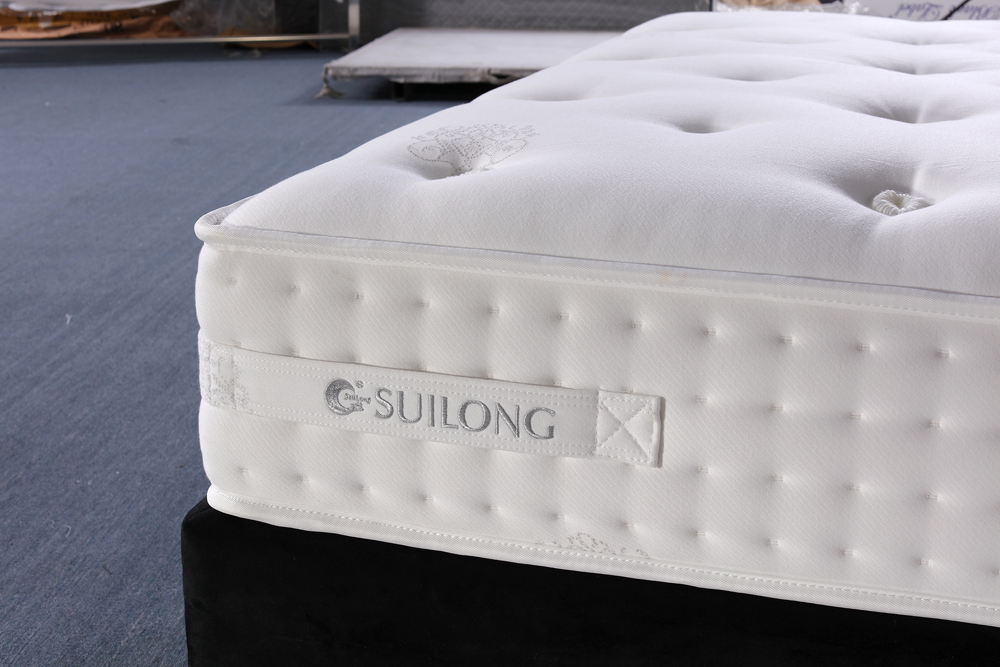 Colchón híbrido de espuma viscoelástica de 3 zonas Luxury Suites con borde más firme