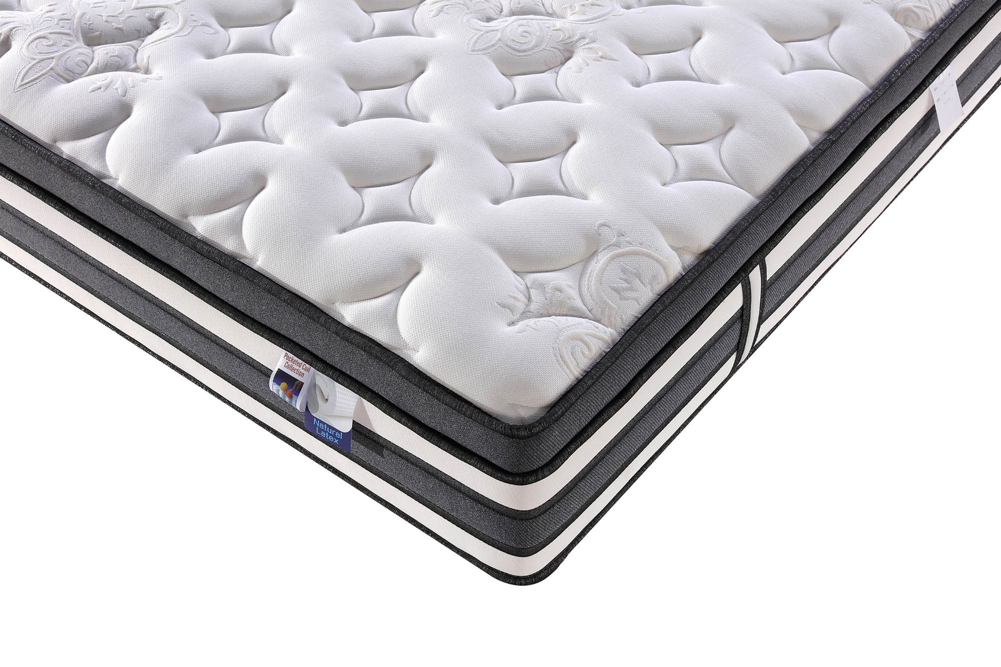 Cómodo colchón de látex de tamaño completo con tapa europea y suave para dormitorios principales 